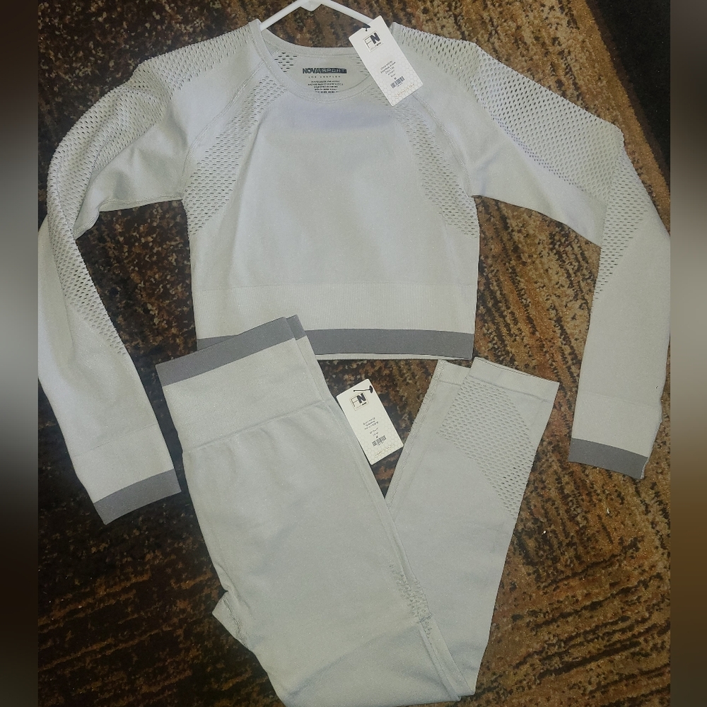Gray Activewear Set